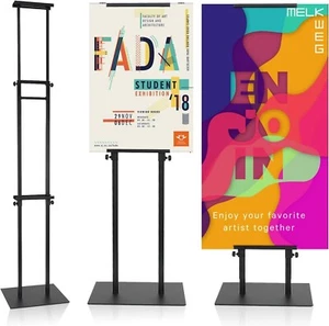 Posterständer für Display - doppelseitiger Bannerständer doppelpoliger Ständer, 1er-Pack - Bild 1 von 7
