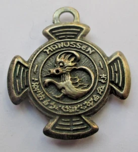 Ancien Pendentif croix pattée templiers en argent aimanté rare bijou vintage 371 - Imagen 1 de 4