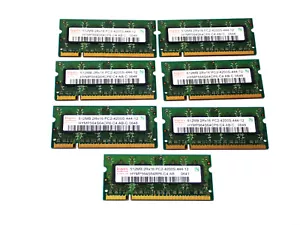 HYNIX HYMP564S64CP6-C4 DDR2 LAPTOP SDRAM DIMMs 512MB 240 PIN 533MHz LOT OF 7 NOS - Picture 1 of 5
