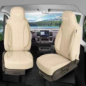 Fundas de asiento de autocaravana adecuadas para Jayco Greyhawk Camper (beige) - Imagen 1 de 13