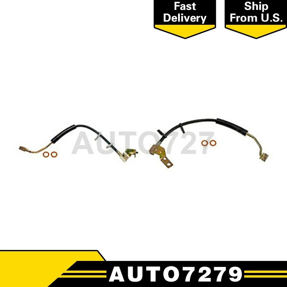 Línea de freno de manguera hidráulica de freno delantero Dorman 2 piezas para Ford F-150 Heritage 2004 Foto 1 de 4