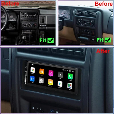 Автомобильное радио стерео для 1994-2003 Jeep Dodge Chrysler Wifi CarPlay Android 15 GPS - Изображение 1 из 4