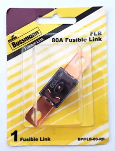 Bussmann FLB-80 80 Amp Bolt Mount Fusible Link 32 VDC Buss Automotive - Picture 1 of 10
