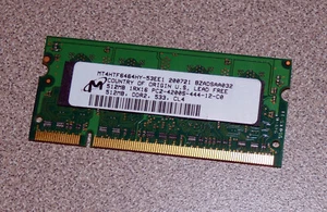 Micron PC2-4200S 512MB MT4HTF6464HY-53EE1 PC2-4200S laptop RAM DDR2-533 Memory - Picture 1 of 1