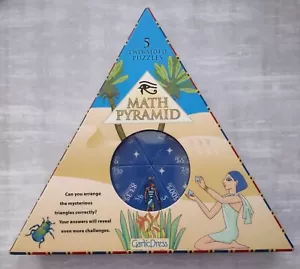 Mathe Pyramide 2-seitiges Puzzle in Tabletts brandneu Hausunterricht Bildung Lernen - Bild 1 von 5