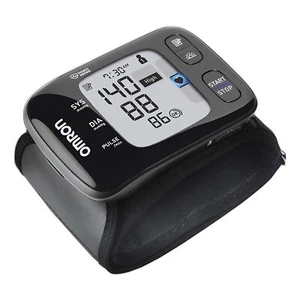 Omron HEM 6232T Arm Wrist Blood Pressure Monitor (Black) Bluetooth Connectivity - Picture 1 of 6