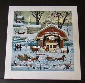 Charles Wysocki - Twilight Before Christmas - Mint - UNFRAMED - Picture 1 of 6
