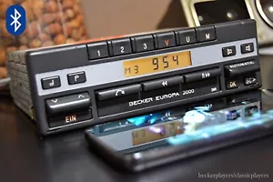 Becker Europa 2000 BE1100 Bluetooth Radio/CC player Mercedes w124 w201 Porsche - Picture 1 of 15