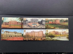 GB STAMPS 2014 BUCKINGHAM PALACE COMPLETE SET OF 6 MNH MINT IN STRIPS - Picture 1 of 1