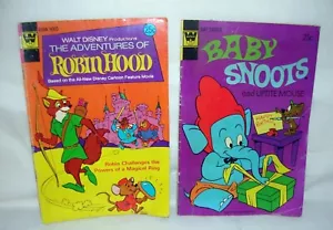 Zwei 1974 Whitman Comics, Baby Snoots #17 & Robin Hood #3 - Bild 1 von 6