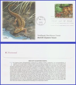 USA5 #3899i U/A FLEETWOOD FDC Red eft Deciduous Forest - Picture 1 of 1