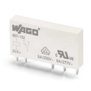 10pcs WAGO 857-152 Basic Relay 1 Changeover Contact 6 A New - Foto 1 di 5