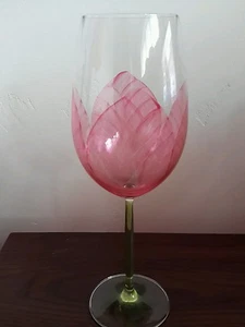 Lote de (6) de colección "Copas grandes de vino de tulipán rosa de 11" SCHOTT ZWIESEL ~ Vajilla de tallo ~ ¡Como nuevas! - Imagen 1 de 4