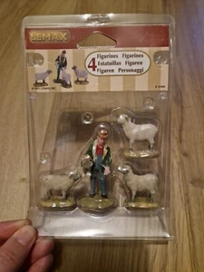 Lemax Decoration The Good Shepherd & Sheep, Christmas Cake Decorating,4 Figures - Picture 1 of 3