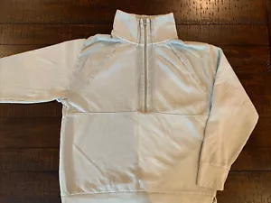 PINK Victoria’s Secret Half Zip light green sweater size S NEW Spring edition - Picture 1 of 6