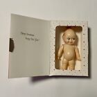 1986 JESCO KEWPIE PUPPE, Kewpie Kards, Frohe Weihnachten, Neu im Karton