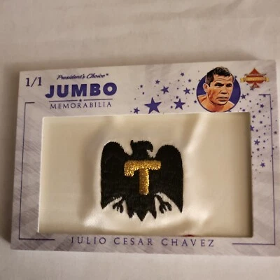 Presidents Choice Julio Cesar Chavez Jumbo Fight Worn Robe true 1/1 HOF!  - Image 1 of 2