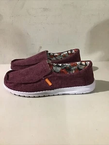ROTJACM Women's Casual Cloth Shoes Slip on Canvas Shoes Comfort Wide Moc-Toe - Picture 1 of 8