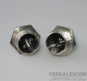 2 pcs 2 Pin GX16-2P Plug Male Connector Welding Machine Control Line Fast Joint - Picture 1 of 4