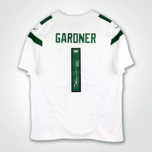 Camiseta deportiva Nike Limited blanca firmada por Sauce Gardner de los New York Jets - Imagen 1 de 4