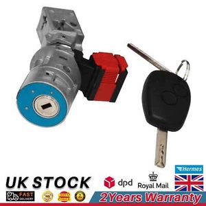 8200214168 For Renault Clio MK 3 Ignition Lock Barrel Starter Switch Cylinder UK - Picture 1 of 7