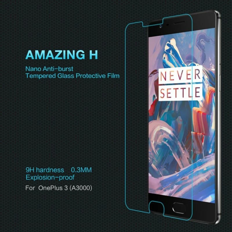 Nillkin Amazing H Tempered Glass Screen Protector for OnePlus 3 / 3T - Image 1 of 4