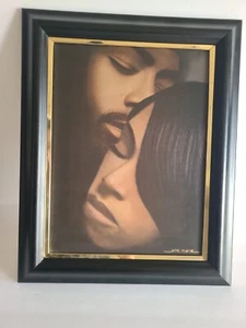 June Marie Flüstern der Liebe Lithographie auf Leinwanddruck - Bild 1 von 8