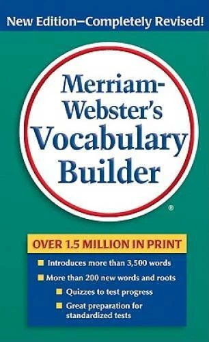 Merriam-Webster's Vocabulary Builder - Mass Market Paperback - VERY GOOD - Image 1 of 1