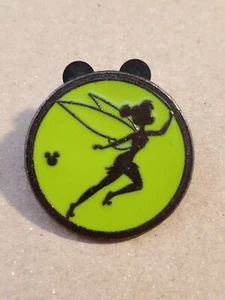 Disney Trading Pins 2015 Tinker Bell Green Silhouette Pin Hidden Mickey #5 NEW - Picture 1 of 2
