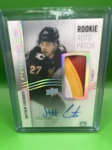 2023-24 UD Premier Hockey Matthew Coronato RC Rookie PW Patch Auto RPA 220/249 - Picture 1 of 2