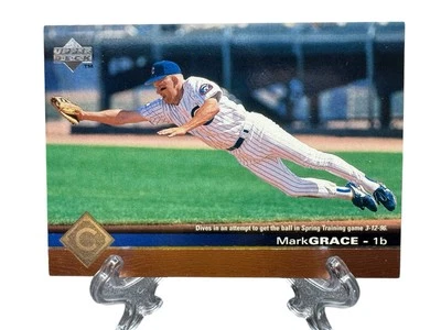 1996 UPPER DECK #35 MARK GRACE MLB BASEBALL CARD  Chicago Cubs - Image 1 of 4