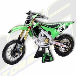Kawasaki KX450F #3 Eli Tomac Factory Motocross Bike Diecast Modell Spielzeug 1:12 NewRa - Bild 1 von 1