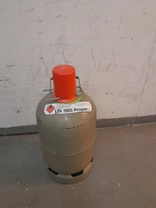 Propangas Eigentumsflasche Gasflasche 5kg leer grau. - Bild 1 von 4