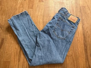Jeans uomo Levi’s 505 4891 taglia 38X32 blu denim 100% cotone - Foto 1 di 10