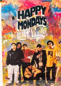 HAPPY MONDAYS Pills 'N Thrills And Bellyaches rare original promo poster 20X30" - Picture 1 of 6