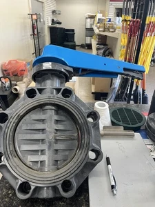 (2) 8” Ipex Sch80 Butterfly Valve W/handle - Picture 1 of 1