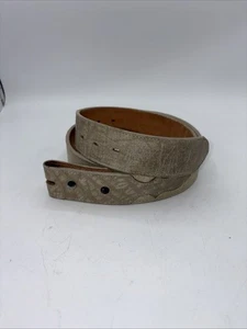 Nocona Belt Co. Ledergürtel Größe 36 D-656 cremeweiß ohne Schnalle - Bild 1 von 4