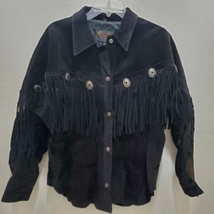 Scully Echtleder Wildleder Jacke Damen 14 Fransen - Bild 1 von 4