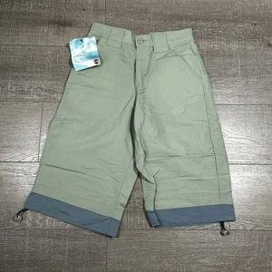 Pantaloncini cargo Levi’s Silvertab nylon verde blu orlo giovanile taglia L 14 fondo di magazzino - Foto 1 di 4