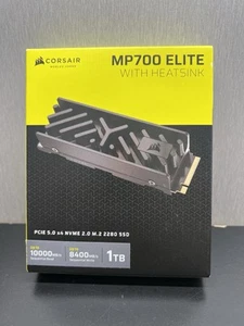 Corsair MP700 Elite 1TB PCIe 5.0 x4 NVMe M.2 SSD – Included Aluminum Heatsink - Picture 1 of 2