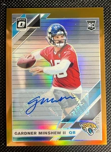 2019 Donruss Optic Gardner Minshew II Bronze Autograph Rookie Card - Picture 1 of 9