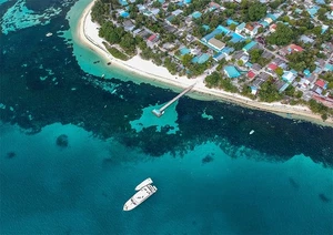 Aerial Shot Ship Leaving Port PREMIUM POSTER FILM PRINT HIGH QUALITY Thick paper - Picture 1 of 2