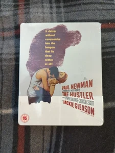 The Hustler (Blu-ray Steelbook) Zavvi Limited SEALED Paul Newman Damaged OOP - Picture 1 of 4