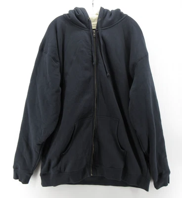 Sudadera J Peterman Hombres XL Azul Sherpa Forrada de Vellón Sudadera con Capucha Cremallera Completa Resistente Foto 1 de 4