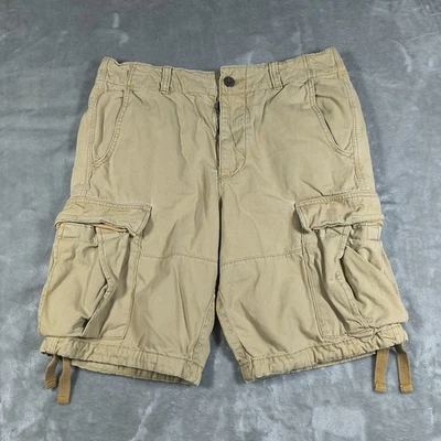 Pantalones Cortos De Colección Abercrombie Fitch Carga Para Hombres 32 Y2K Militar Patinador Sueltos Foto 1 de 4