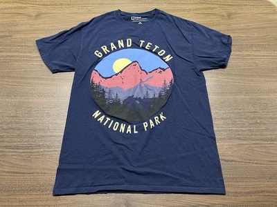 Camiseta azul Grand Teton Park - Fundación Parque Nacional - Mediana Foto 1 de 3