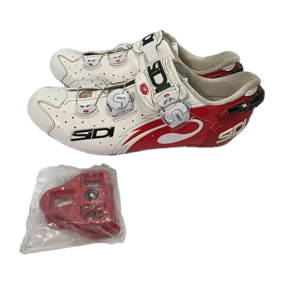 SiDi Wire AIR Carbon Vent Sz 42 EU / 9.5  road shoes 3-bolt Made In Italy  - Image 1 of 4