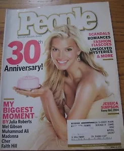 People 30th Anniversary Scandals Romances Mysteries Jessica Simpson Oprah Cher - Bild 1 von 1