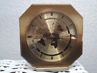 Stary zegar czasu światowego "Kundo Quartz West Germany" oryginalny design z lat 50. / 60.