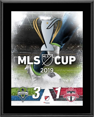 Toronto FC vs Seattle Sounders FC 2019 MLS Cup 10.5" x 13" Plaque Cover